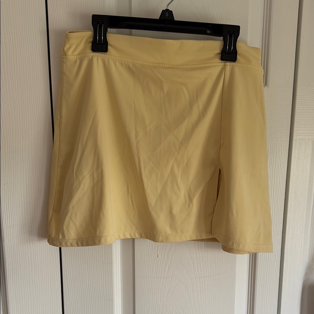 Yellow Athletic Skirt